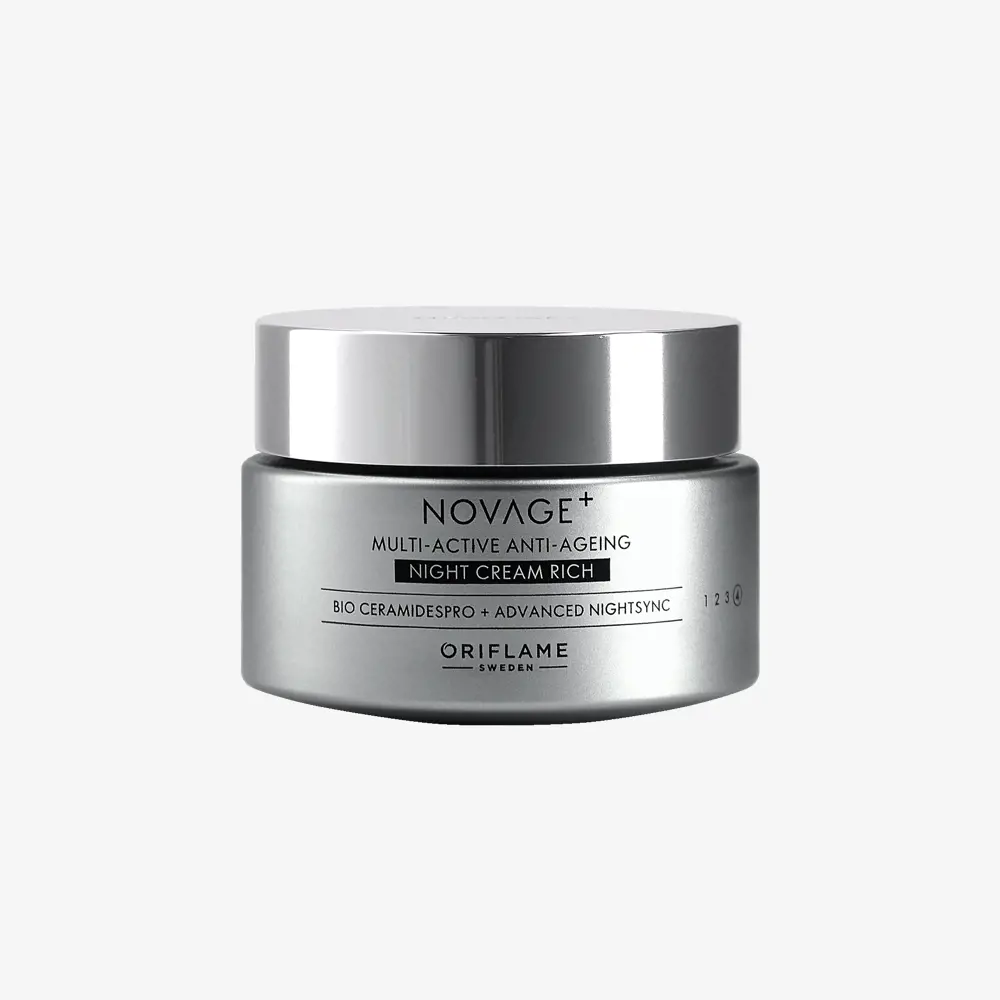 multi active anti ageing night cream rich