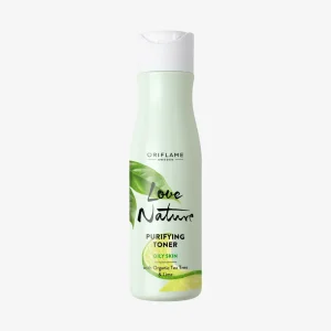 purifying toner with organic tea tree & lime