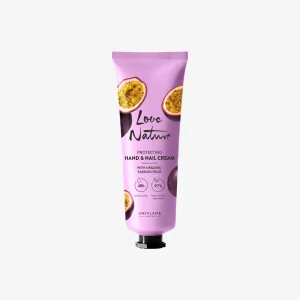 protecting hand & nail cream with organic passion fruit
